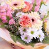 Soft Pastel Wrapped Bouquet - Image 3