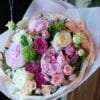 Soft Pastel Wrapped Bouquet
